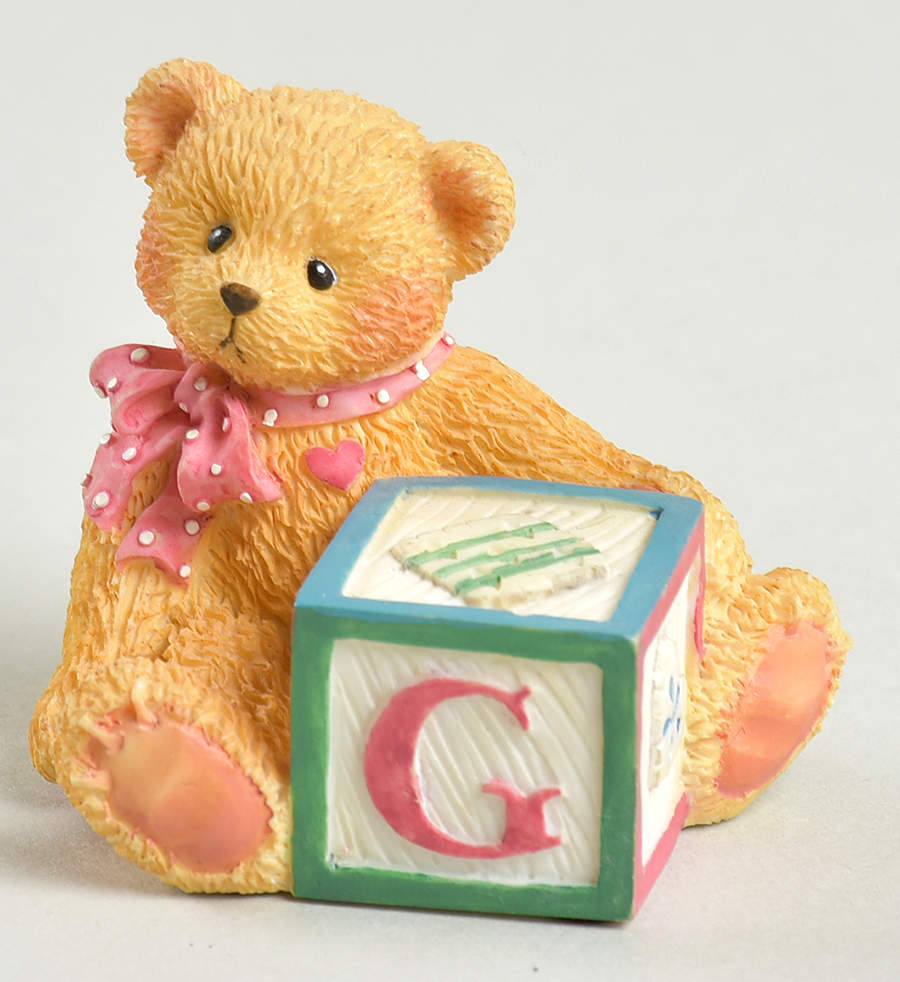 T Is for Teddies G Block - Boxed by Enesco-1