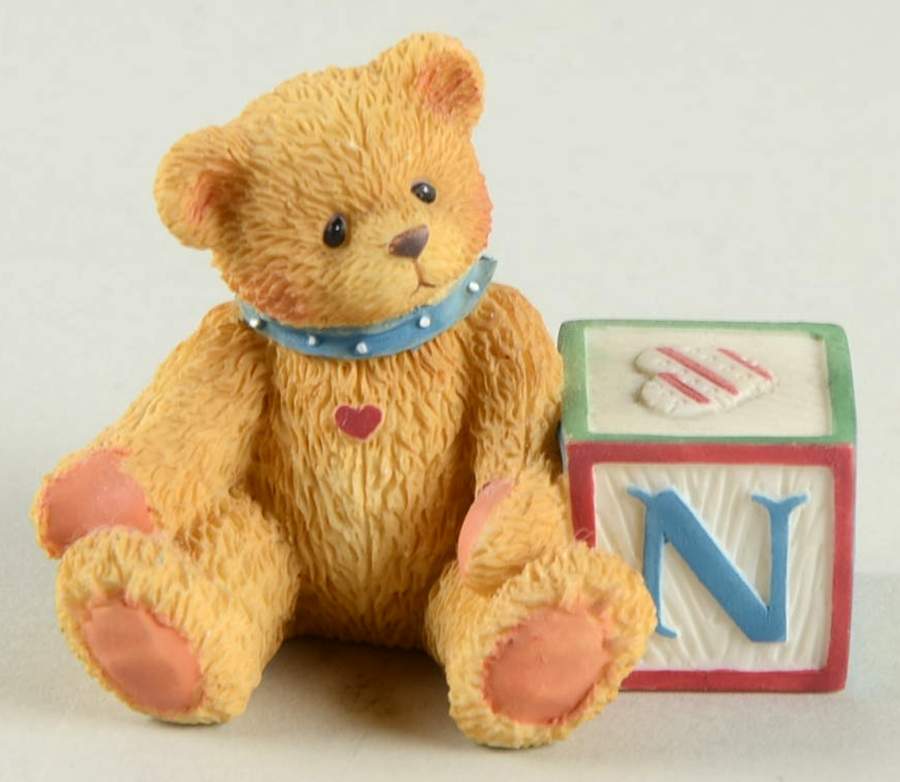 T Is for Teddies N Block - Boxed by Enesco-1