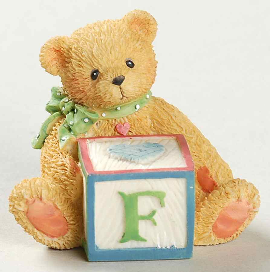 T Is for Teddies F Block - No Box by Enesco-1