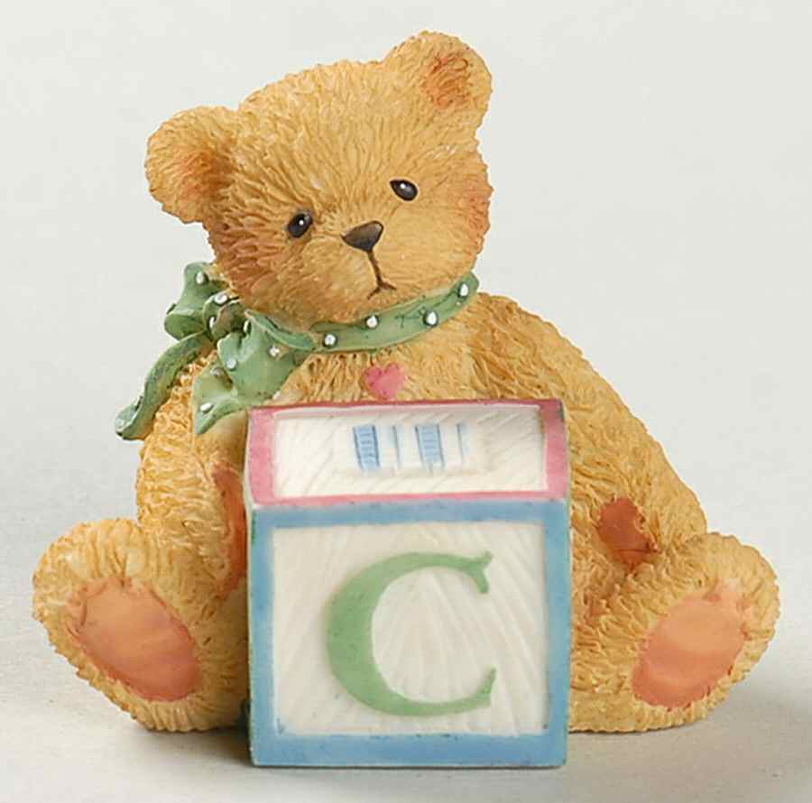 T Is for Teddies C Block - Boxed by Enesco-1