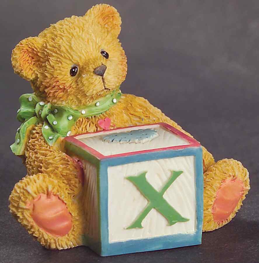 T Is for Teddies X Block - Boxed by Enesco-1