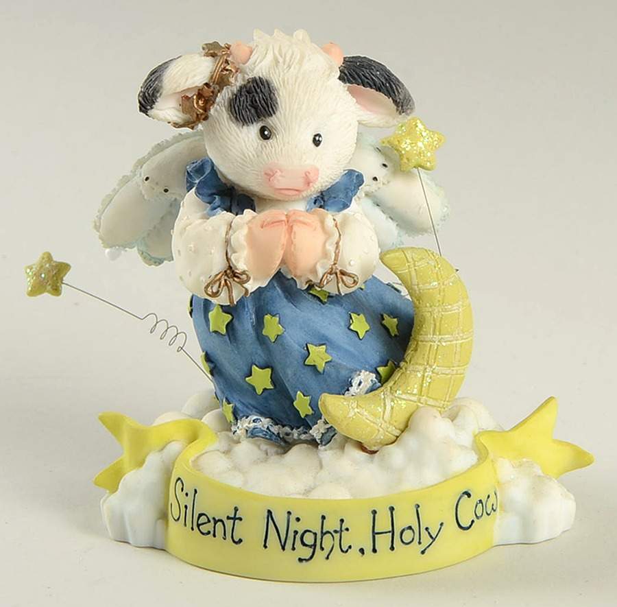 Mary's Moo Moos Christmas Silent Night-Holy Cow-Musical - Boxed by Enesco-1