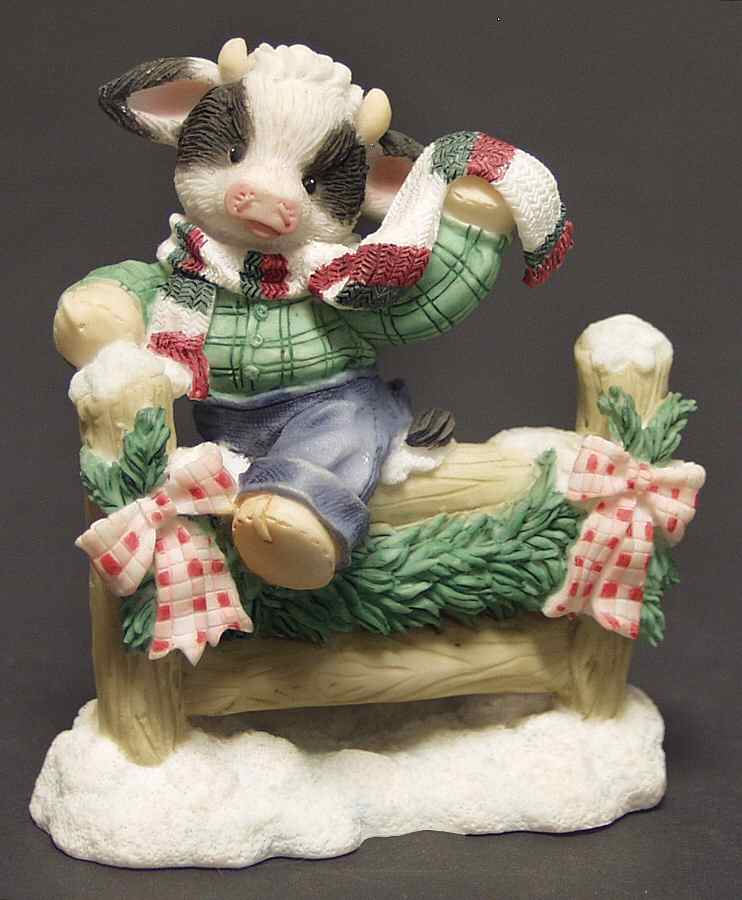 Mary's Moo Moos Christmas Hoof A Mooey Christmas - No Box by Enesco-1