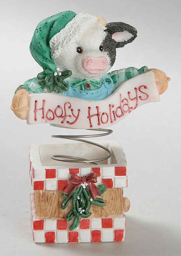Mary's Moo Moos Christmas Moo In The Box-With Mistletoe - Boxed by Enesco-1