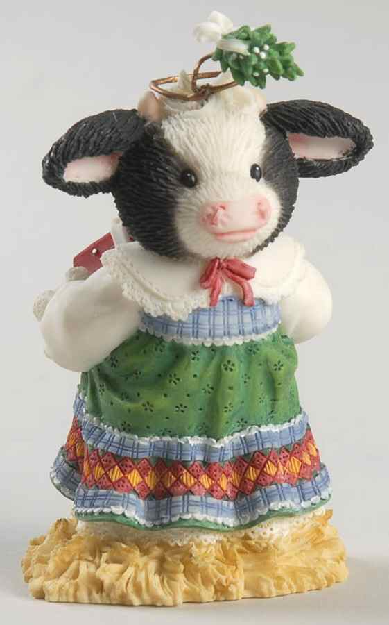 Mary's Moo Moos Christmas Moo-Ey Kisses - No Box by Enesco-1