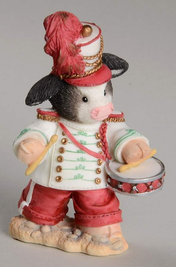 Mary's Moo Moos Christmas Drummin Up Some Christmas Cheer - No Box by Enesco-1