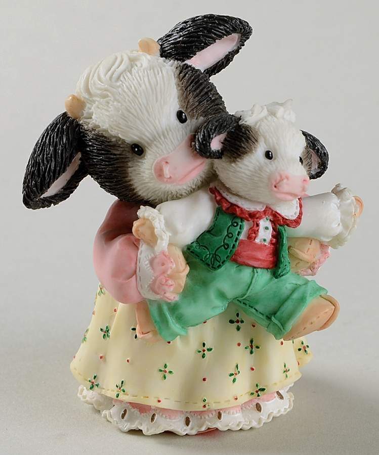 Mary's Moo Moos Christmas Leapin For Joy - Boxed by Enesco-1