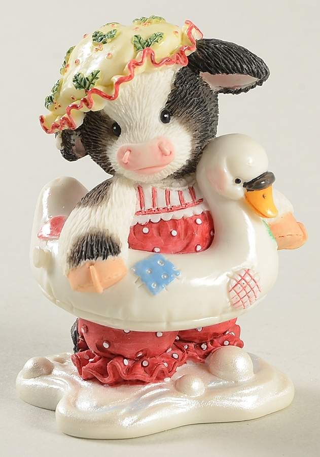 Mary's Moo Moos Christmas Swanna Wish You A Merry Christmas - Boxed by Enesco-1