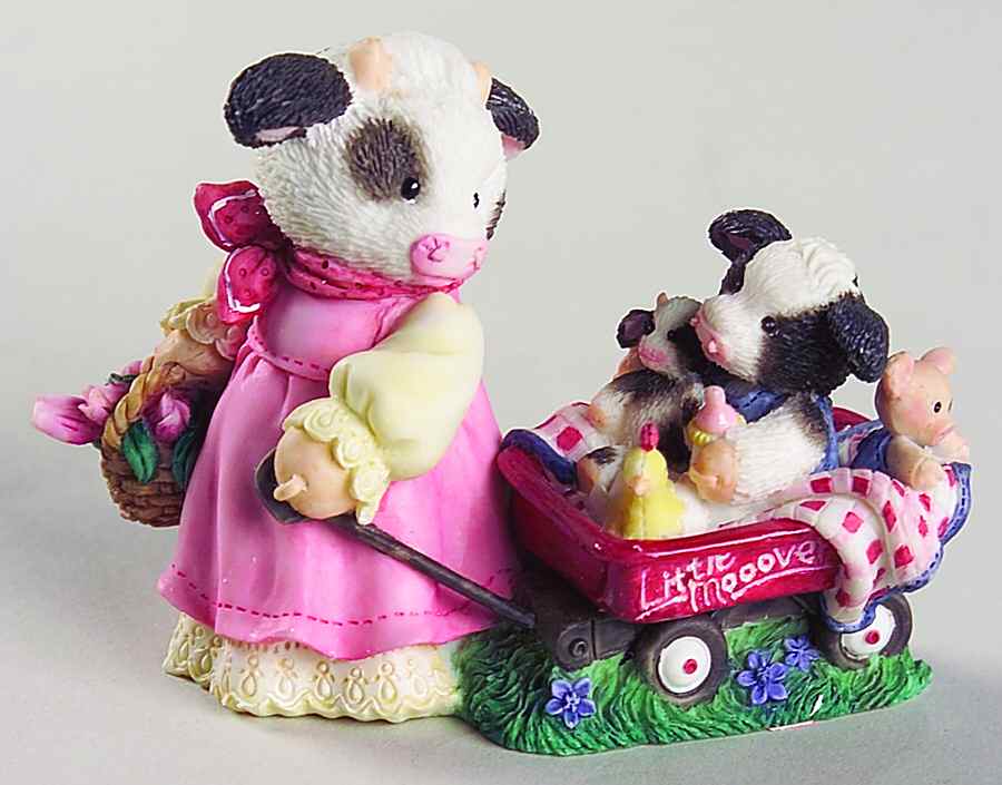 Spring Is In The Air I'm Moovin Into Spring - No Box by Enesco-1