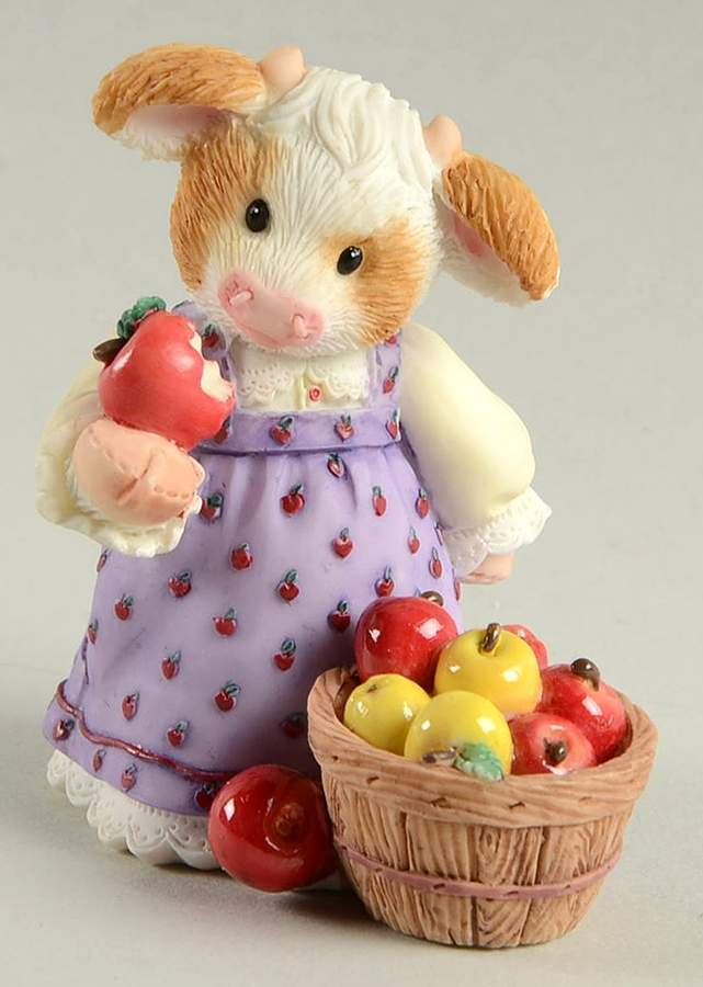 Marys Moo Moos Months of The Year October-I'm Tempting Moo - Boxed by Enesco-1