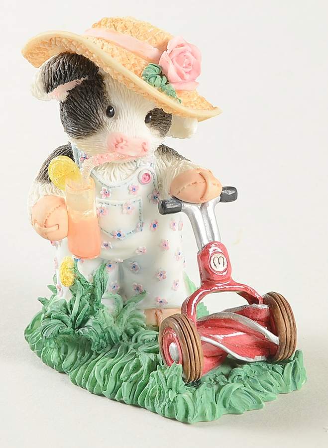 Marys Moo Moos Months of The Year June-Mooing The Lawn - Boxed by Enesco-1