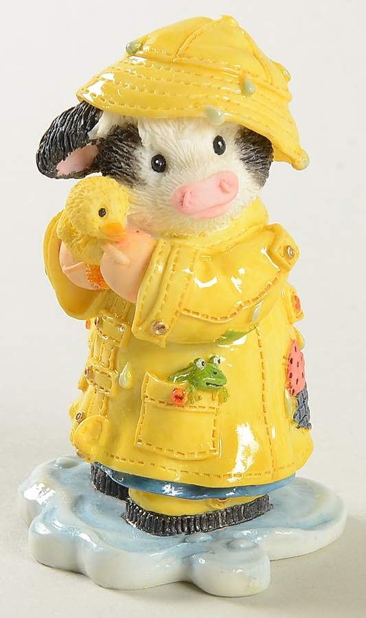 Marys Moo Moos Months of The Year April-I'm So Lucky You're My Ducky - Boxed by Enesco-1