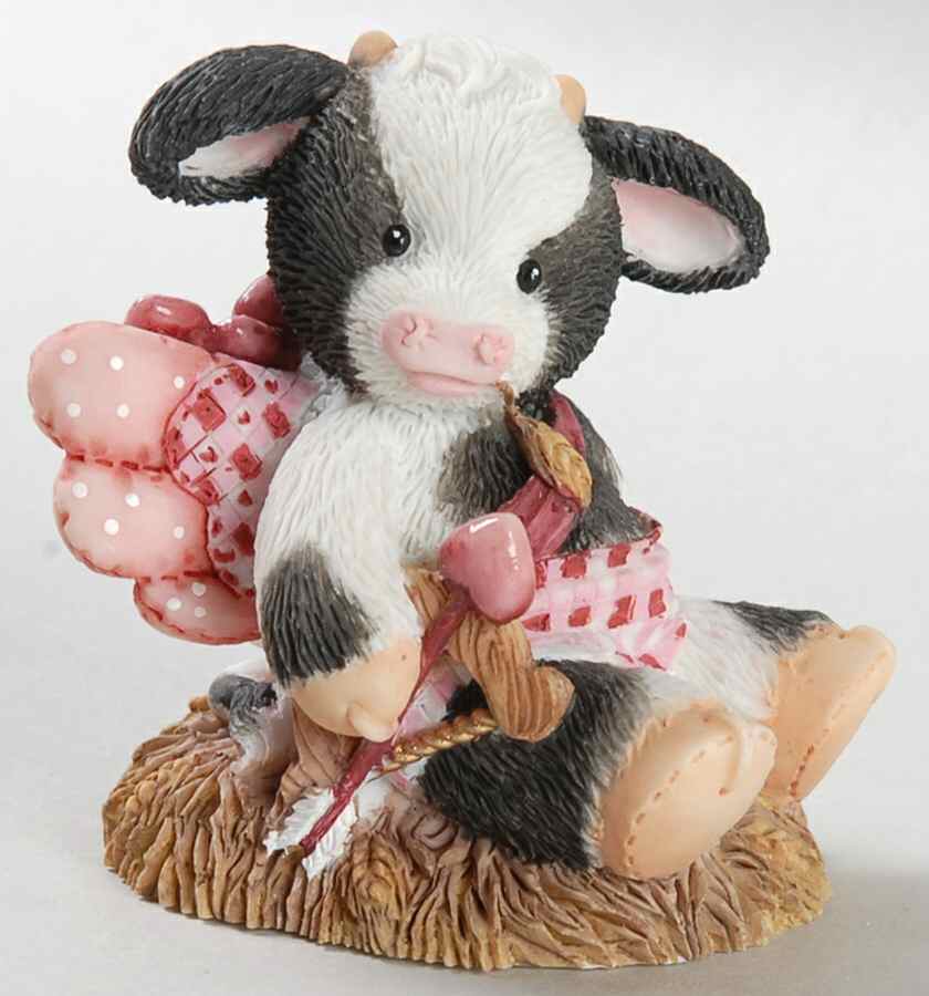 Mary's Moo Moos Valentine Hay! I Love You - Boxed by Enesco-1