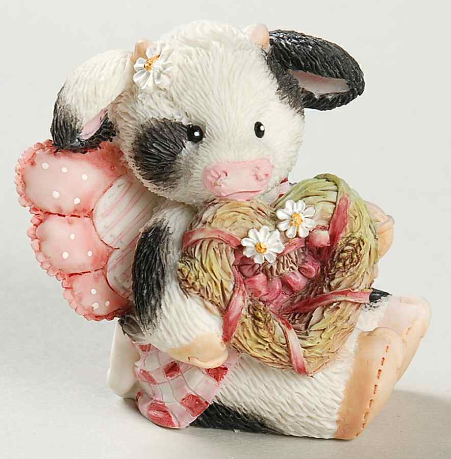 Mary's Moo Moos Valentine I Love You Dairy Much - With Box by Enesco-1