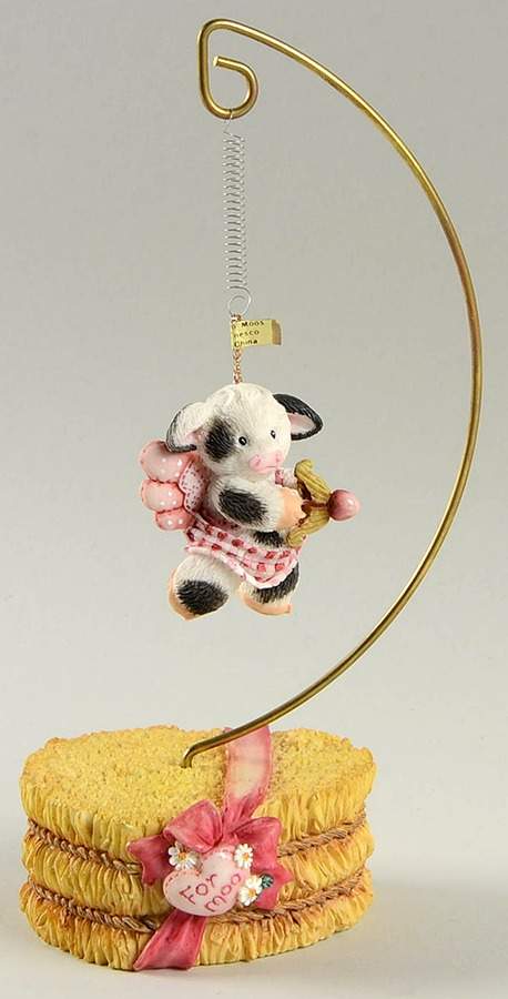 Mary's Moo Moos Christmas Ornament Boy Cupid - Boxed by Enesco-1