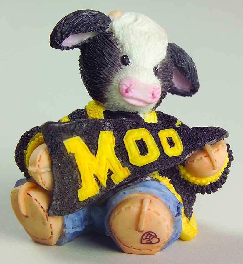 Be Moo To Your School Black/Yellow - No Box by Enesco-1