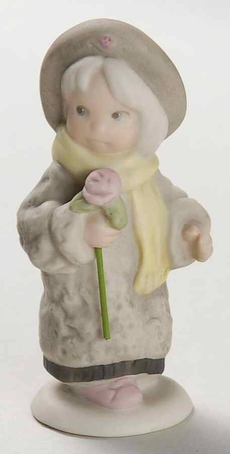 Pretty As A Picture  Girl With Rose - Boxed by Enesco-1
