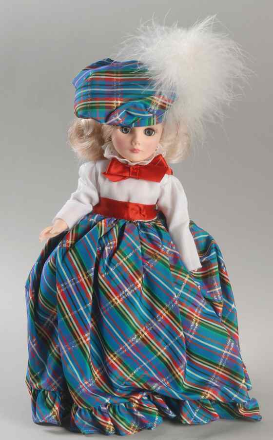 Grandes Dames Vicki Blonde Plaid Dress - Boxed by Effanbee-1