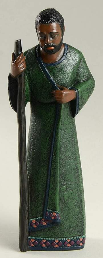Mahogany Miracle Nativity Joseph - No Box by Enesco-1