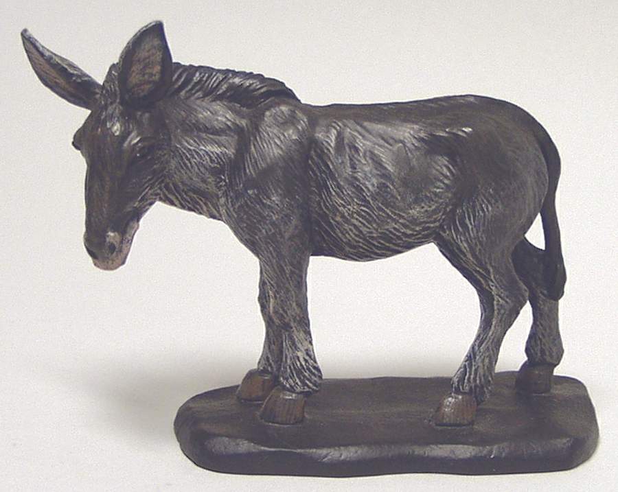 Mahogany Miracle Nativity Donkey - No Box by Enesco-1