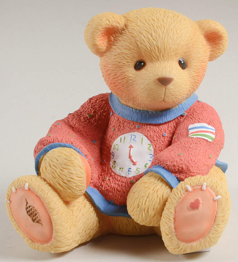 Toybox Teddies Tellie-The Time Bear - No Box by Enesco-1