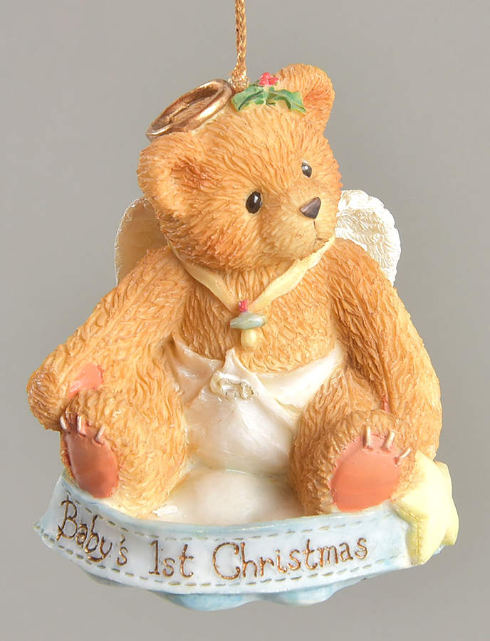 Cherished Teddies Ornament Baby's First Christmas - No Box 42 by Enesco-1