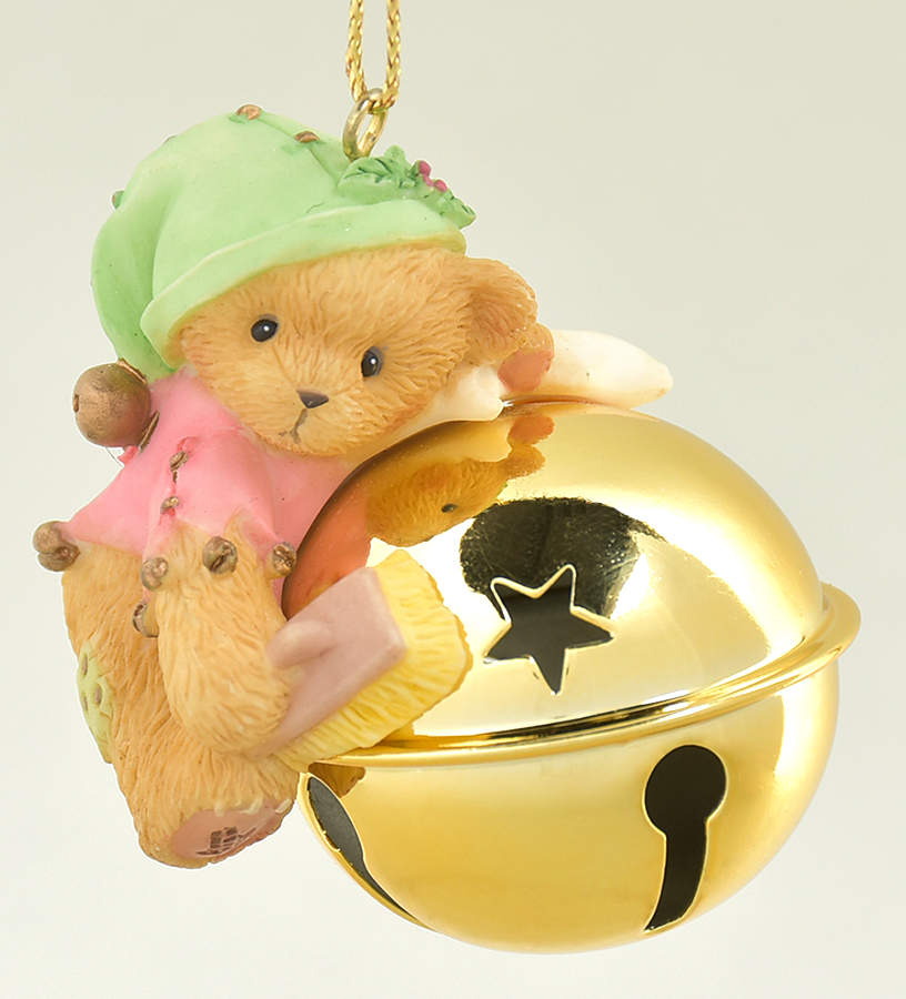 Cherished Teddies Ornament Elf Jinge Bell - Boxed by Enesco-1