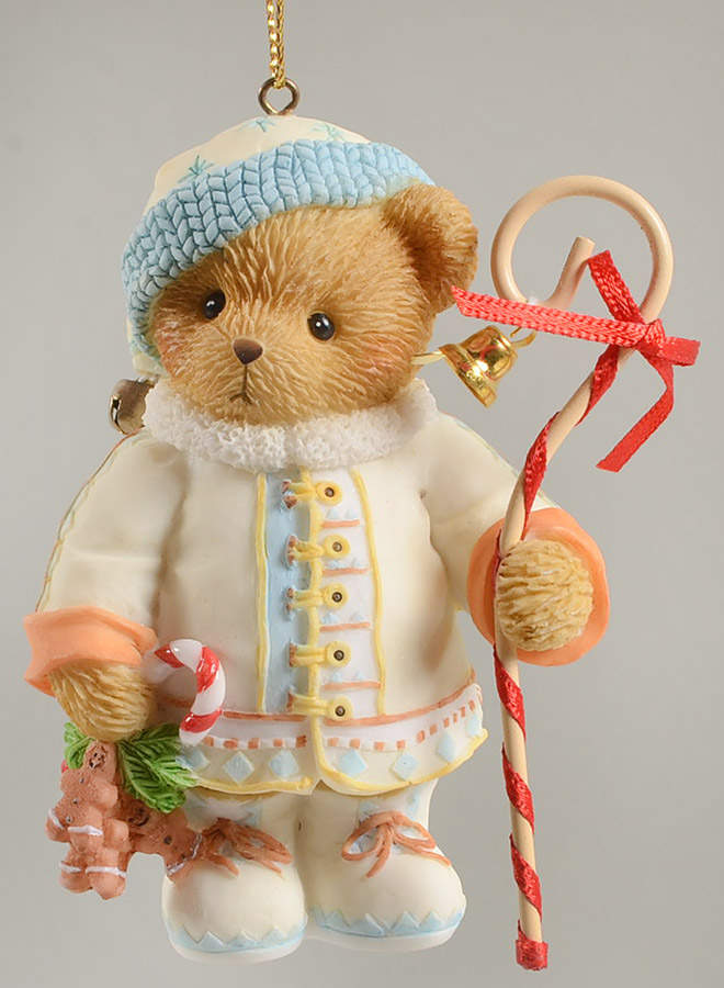 Cherished Teddies Ornament May Your Holidays Be Sweet-Bear/Candy Ca - Boxed by Enesco-1