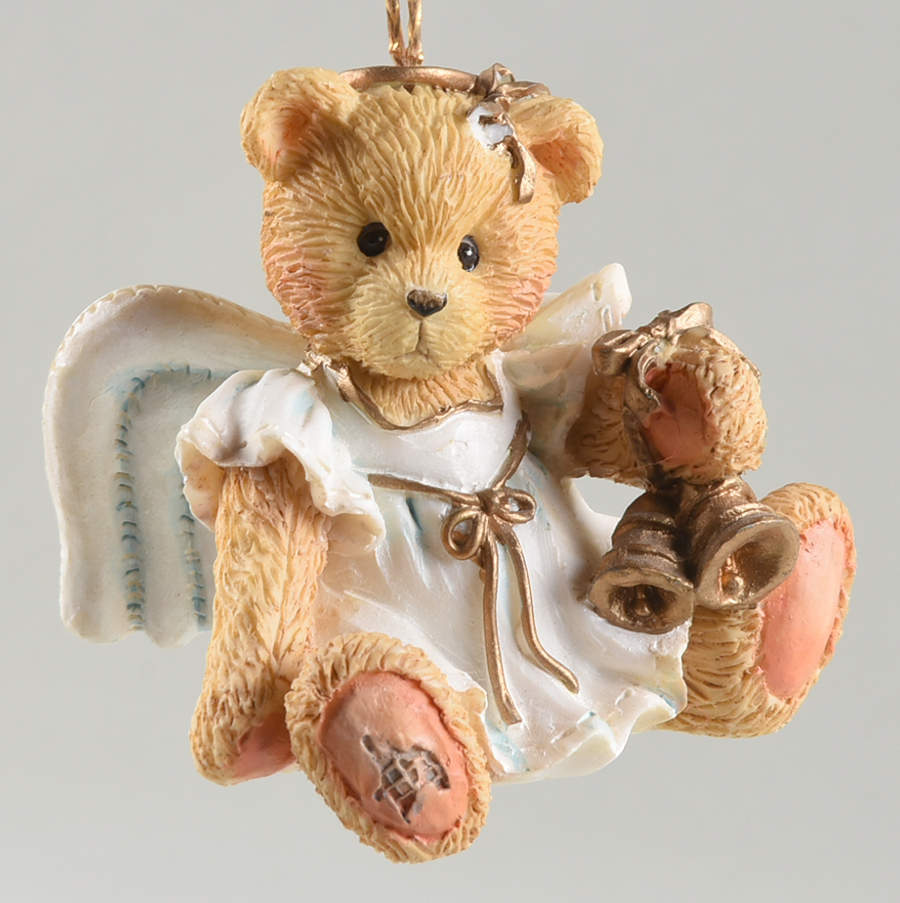 Cherished Teddies Ornament Angel With Bells - Boxed by Enesco-1