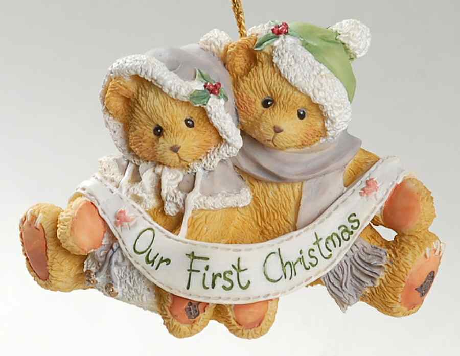 Cherished Teddies Ornament Our First Christmas Together - Boxed by Enesco-1