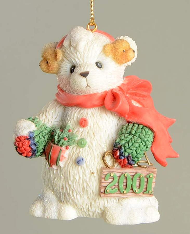 Cherished Teddies Annual Ornament Snowbear - Boxed by Enesco-1