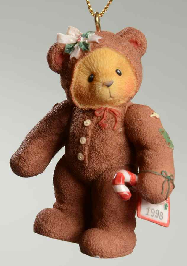 Cherished Teddies Annual Ornament Gingerbread Bear - Boxed by Enesco-1