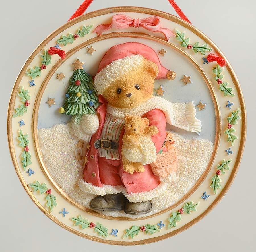 Cherished Teddies Ornament The Season For Santa - Boxed by Enesco-1