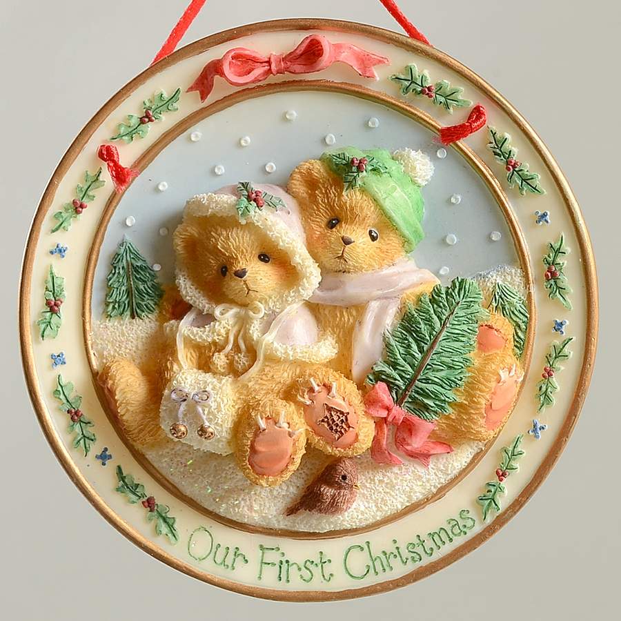 Cherished Teddies Ornament Our First Christmas Together - Boxed by Enesco-1