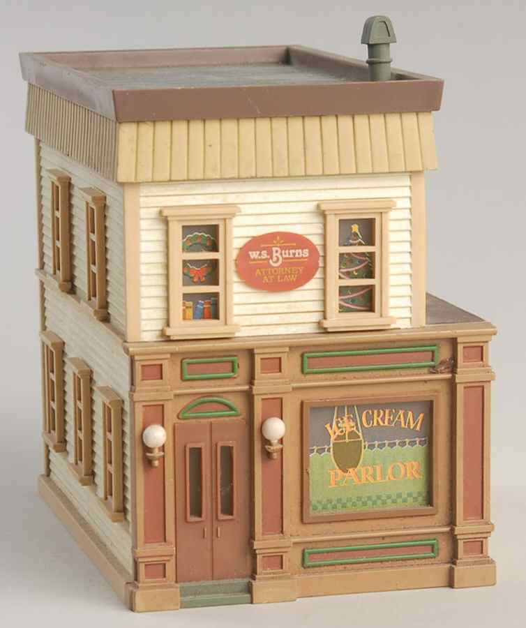 Pine Hollow Village Ice Cream Parlor - No Box by Enesco-1
