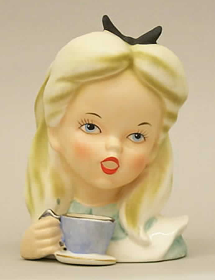 Enesco Head Vases Alice In Wonderland - Disney - No Box by Enesco-1