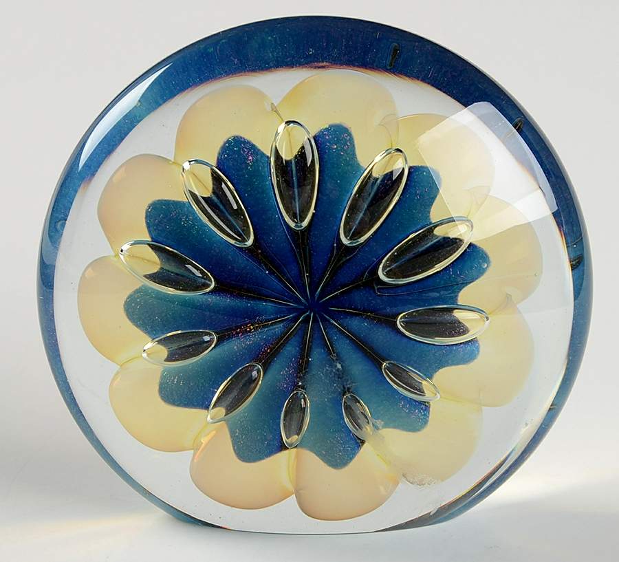 Eickholt Studios Crystal Paperweight Sand Dollar - No Box by Eickholt Studios-1