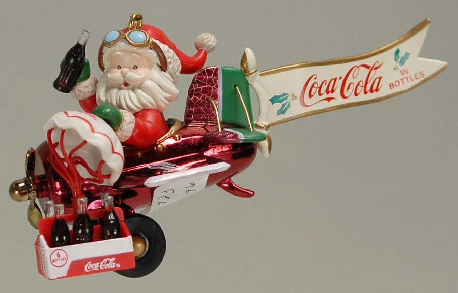 Coca Cola Ornaments It's Plane To See Coke Is It - No Box by Enesco-1