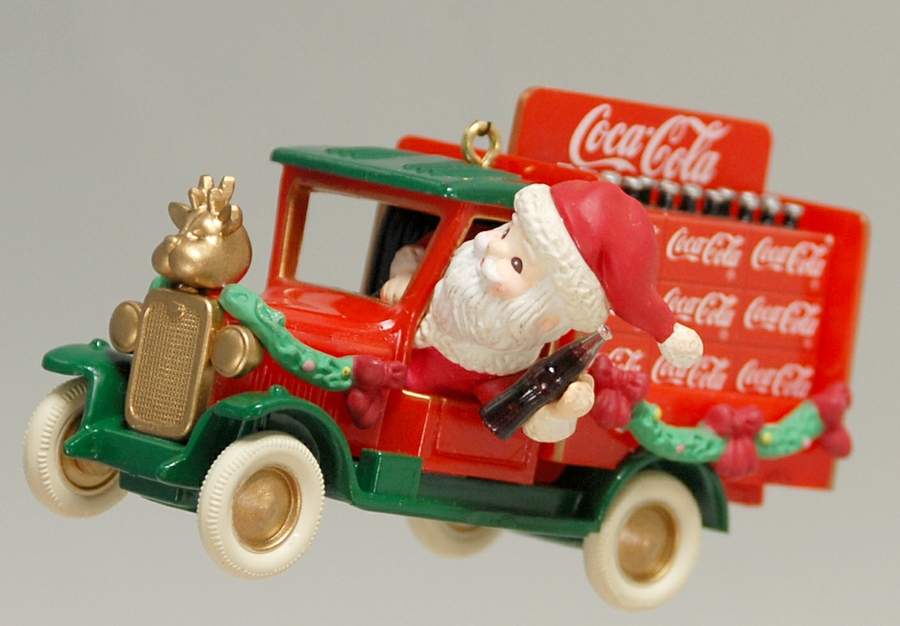 Coca Cola Ornaments On The Road With Coke - Boxed by Enesco-1