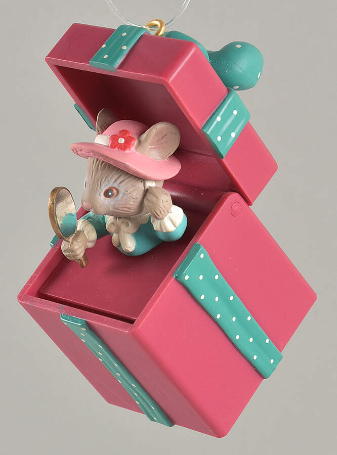 Treasury of Christmas Ornaments Merry Miss Merry Pop-Up Ornament - No Box by Enesco-1