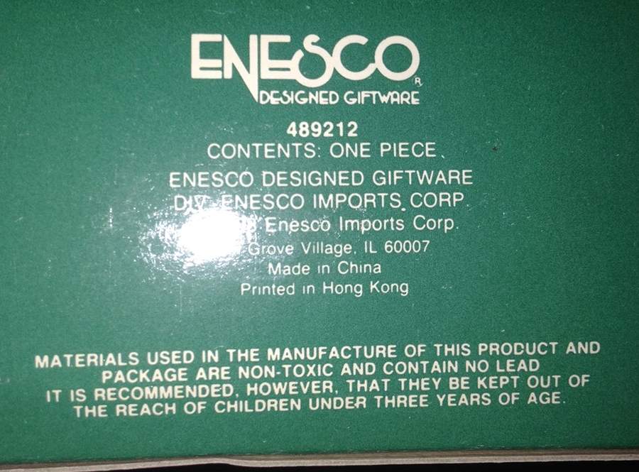 Treasury of Christmas Ornaments Making A Point - With Box Bx351 by Enesco-1