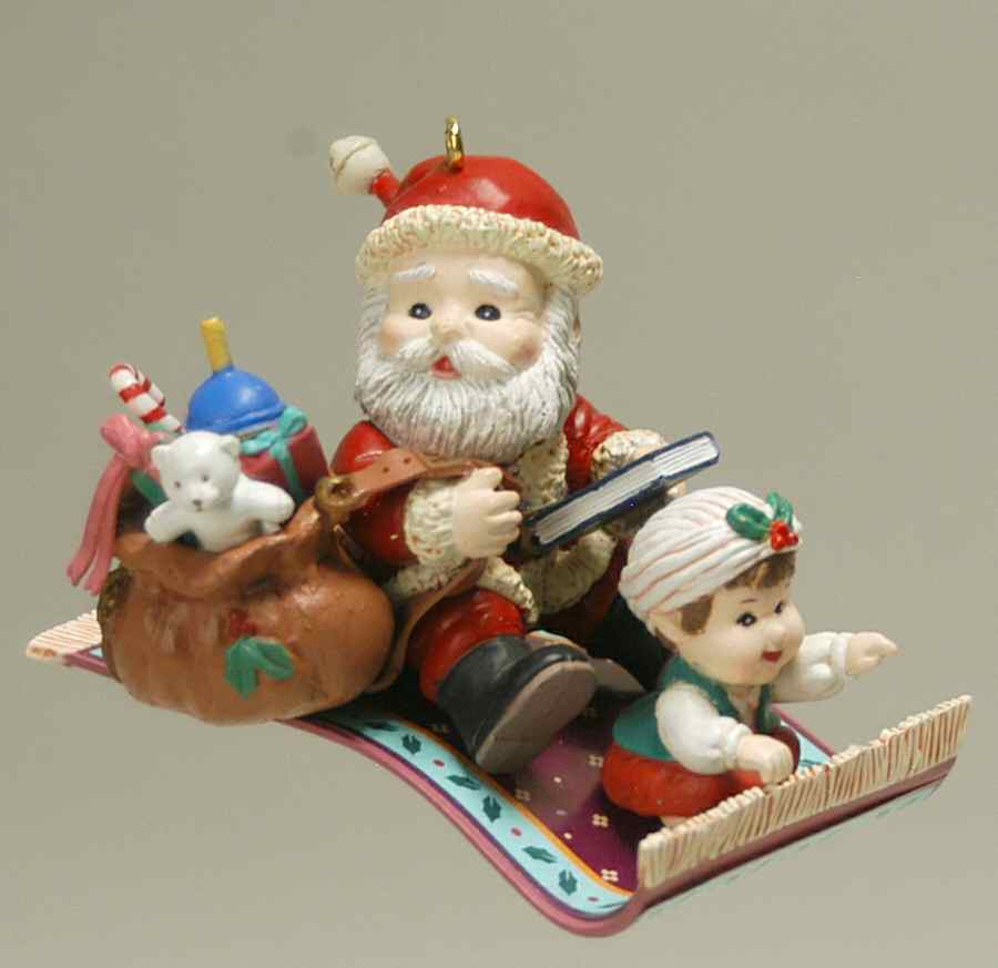 Treasury of Christmas Ornaments Santa'a Magic Ride - No Box by Enesco-1