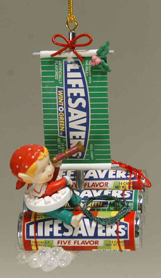 Treasury of Christmas Ornaments A-Joymatie, Throw A Lifesaver - No Box by Enesco-1