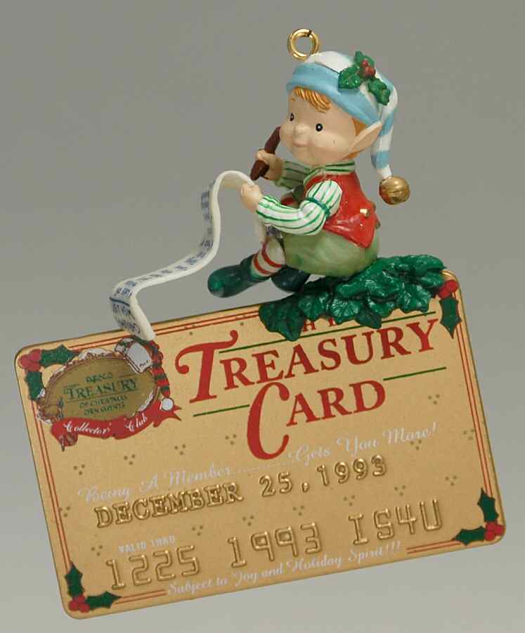 Treasury of Christmas Ornaments The Treasury Card - Boxed by Enesco-1
