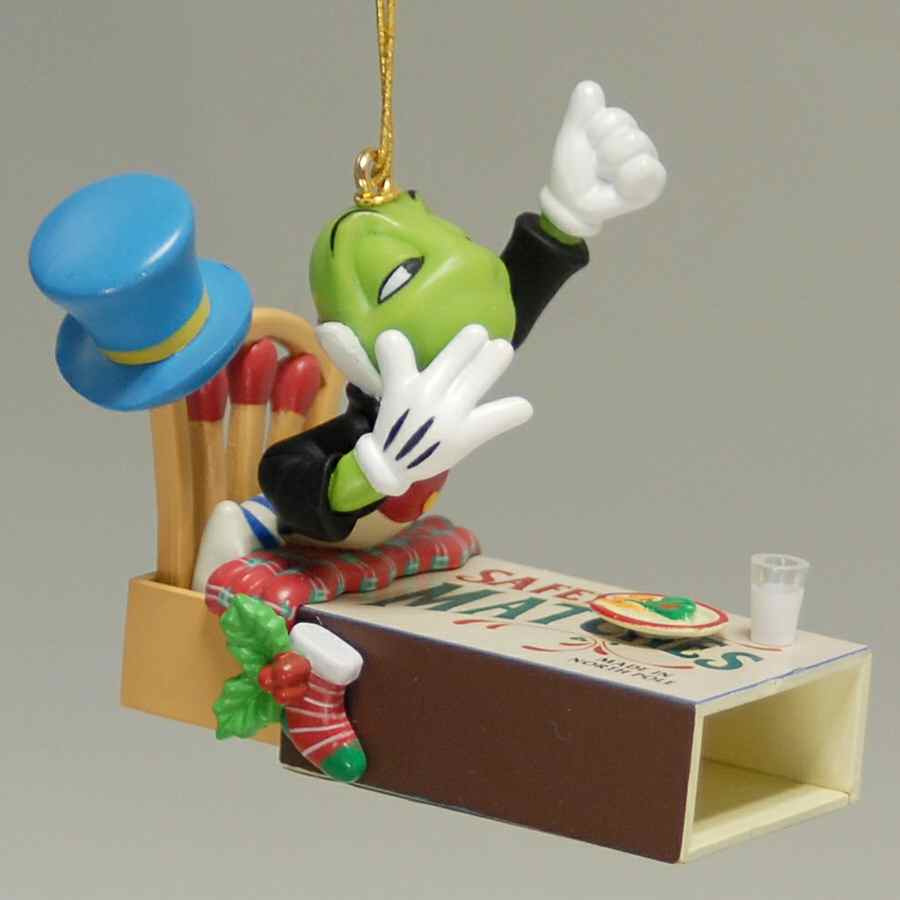 Treasury of Christmas Ornaments All Tucked In-Jiminy Cricket - Boxed by Enesco-1