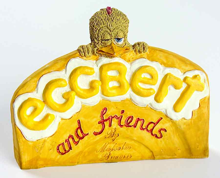 Advertising Signs Eggbert & Friendsyellow Resin- Bird Head - Advertising Signs by Enesco-1