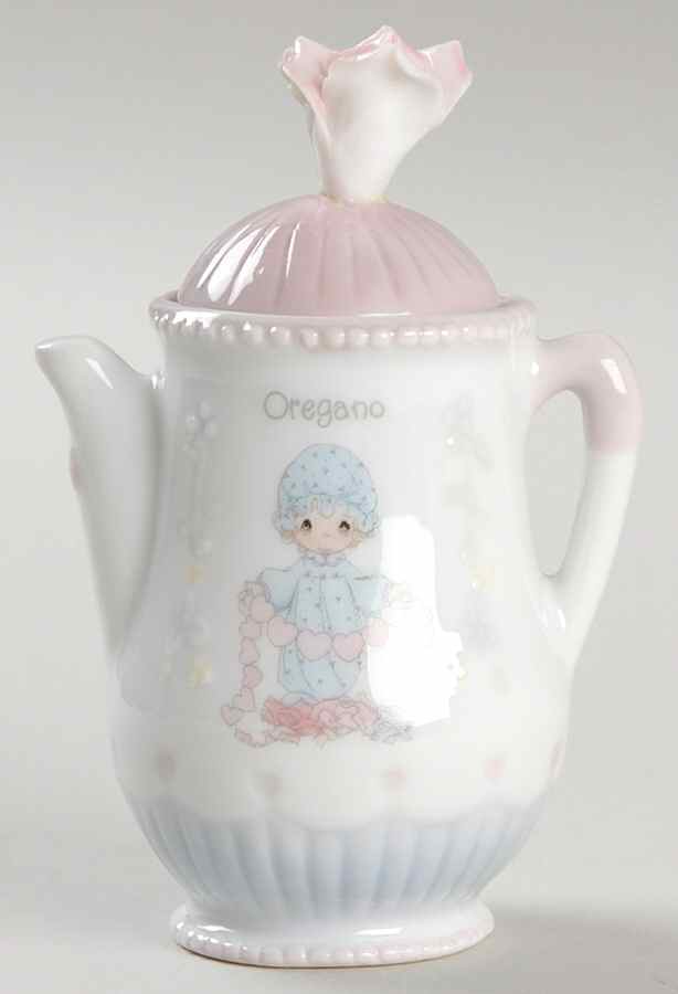 Precious Moments Spice Jars Oregano - Spice Jar Set-Ind Jar-Motif 12 by Enesco-1