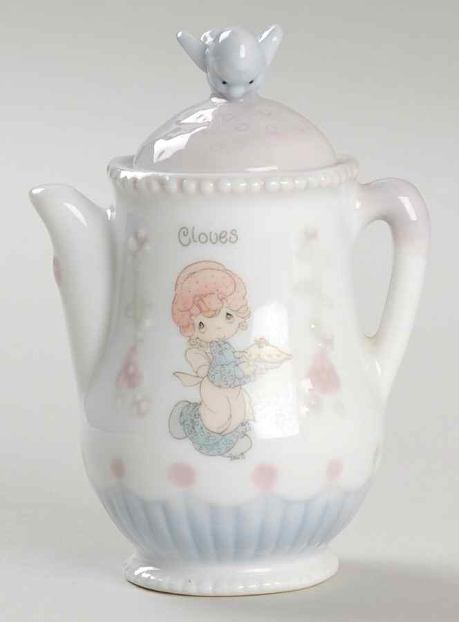 Precious Moments Spice Jars Clover - Spice Jar Set-Ind Jar-Motif 14 by Enesco-1
