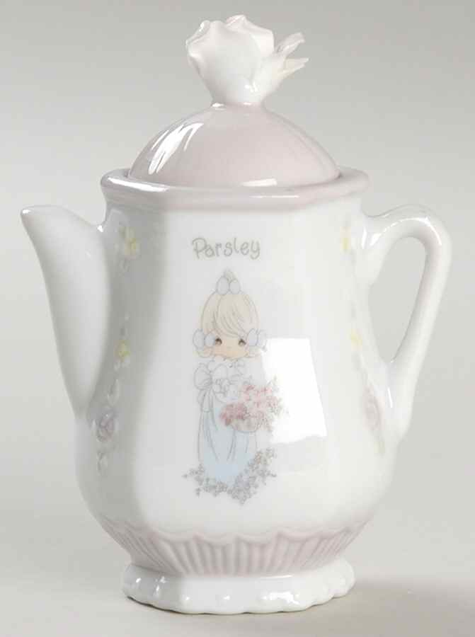 Precious Moments Spice Jars Parsley - Spice Jar Set-Ind Jar-Motif 7 by Enesco-1