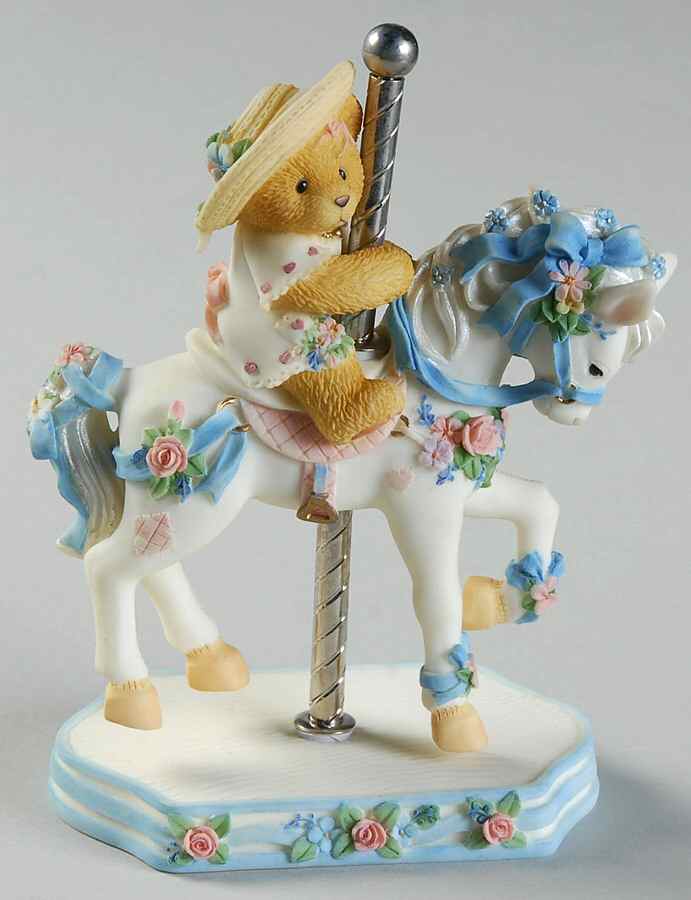 Beary Go Round-Cherished Teddies Virginia-Its So Merry Going Round With  - No Box by Enesco-1